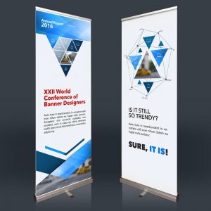 economy roll up banner