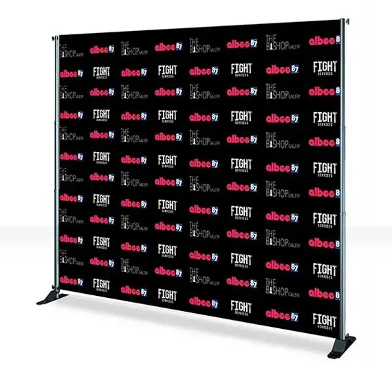 logo step and repeat banner
